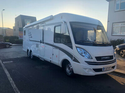 Hymer B 778 Premium Line 2017 LHD manual 19.750 miles 5 Tones Tag Axle Twin Ulez