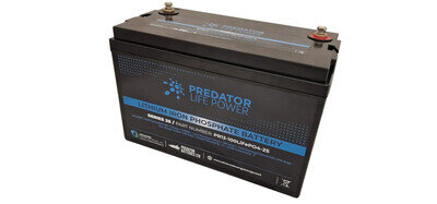 110ah Leisure Lithium Campervan RV Caravan Battery 12v 100ah 330*172*214