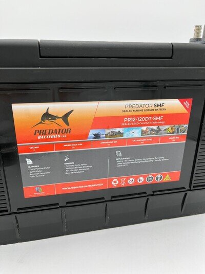 12V 120ah DEEP CYCLE LEISURE Battery, CARAVAN, MOTORHOME, BOAT Sealed for life