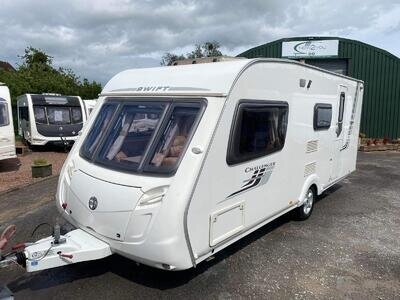 2007 Swift Challenger 530 4 berth Caravan - End bathroom 2007 Swift Challenger 530 4 berth Caravan - End bathroom