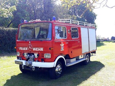 Mercedes LP608 Ex German Firetruck Campervan