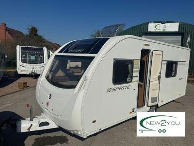 2014 Sprite Major 4- 4 berth Caravan - STOCK E064 - 1 YEAR WARRANTY