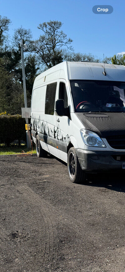 2013 Mercedes Sprinter long wheel base home built camper van for sale.