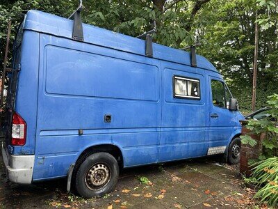 Mercedes Sprinter 2003 Van Camper Conversion, No MOT (SORN), Good, 120,000 Miles