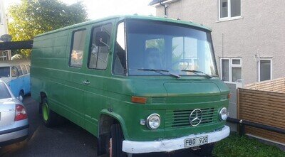 mercedes 508d perfect for camper conversion