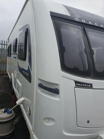 Coachman Pastiche 565 fixed single bed caravan 2016 Service Oct 2024