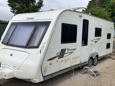 Elddis Crusader Tempest 2010 6 Berth Twin Axle Touring Caravan, Fixed Bunks Elddis Crusader Tempest 2010 6 Berth Twin Axle Touring Caravan, Fixed Bunks