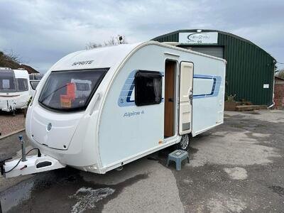 2012 Sprite Alpine 4 Fixed bed 4 berth Caravan - B011 2012 Sprite Alpine 4 Fixed bed 4 berth Caravan - B011