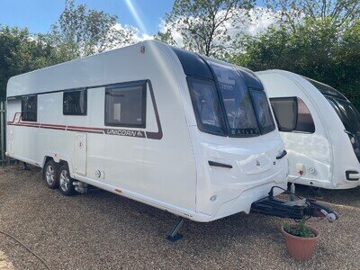 2018 BAILEY UNICORN BARCELONA TWIN AXLE,FIXED BED TOURING CARAVAN, MOVER