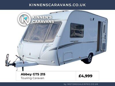 2007 Abbey GTS 215 2-Berth 1500KG MTPLM Touring Caravan 2007 Abbey GTS 215 2-Berth 1500KG MTPLM Touring Caravan