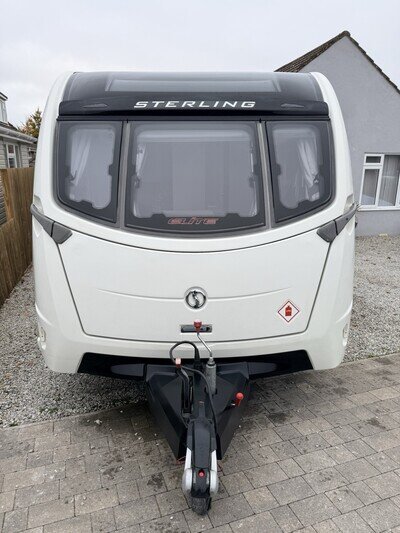 Sterling Elite 580 Caravan 2016 Island bed 4 Berth. Sterling Elite 580 Caravan 2016 Island bed 4 Berth.