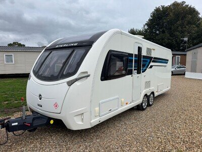2014 sterling continental 645 Fixed Island Bed 4 Berth Touring Caravan 2014 sterling continental 645 Fixed Island Bed 4 Berth Touring Caravan